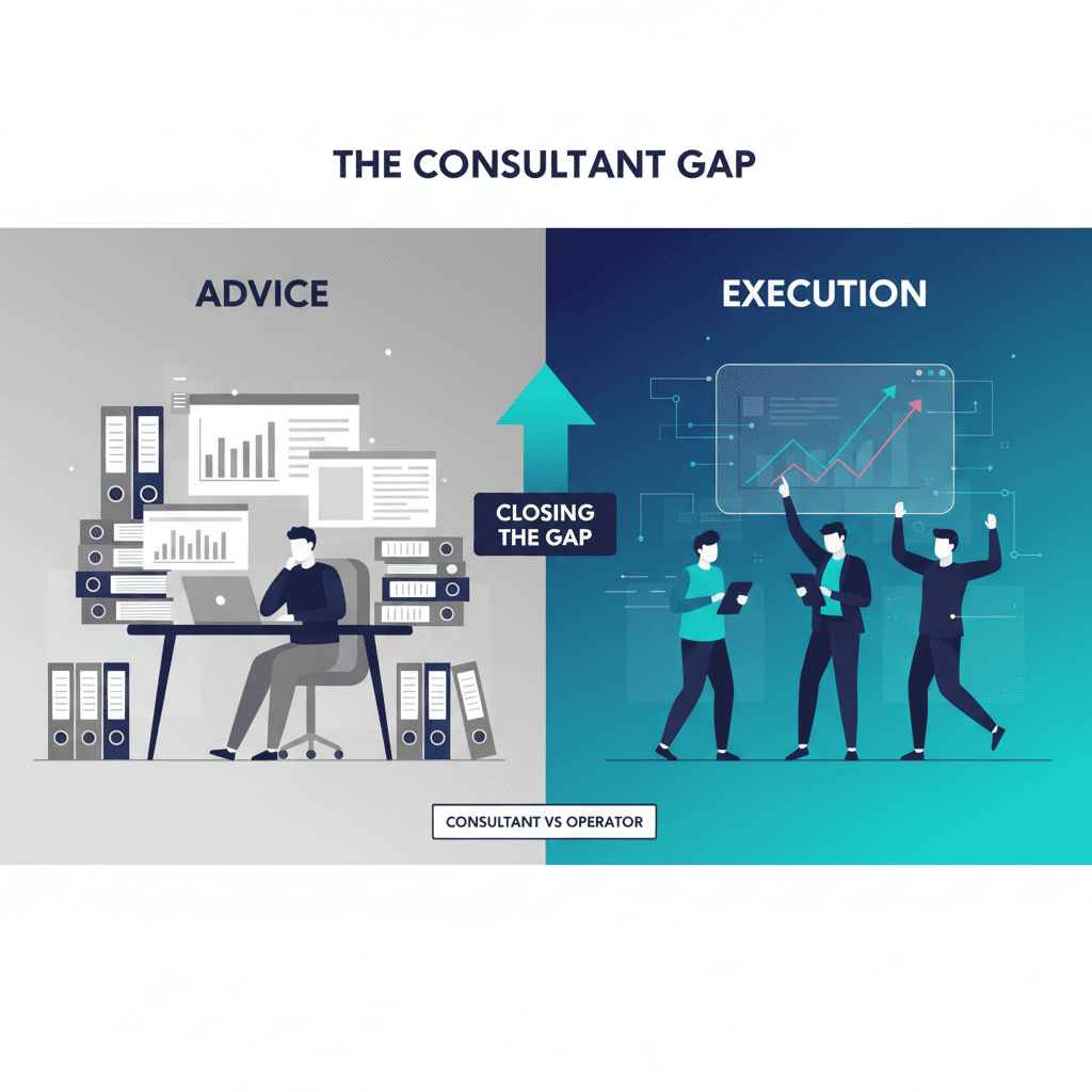 The Consultant Gap: Advice vs Execution