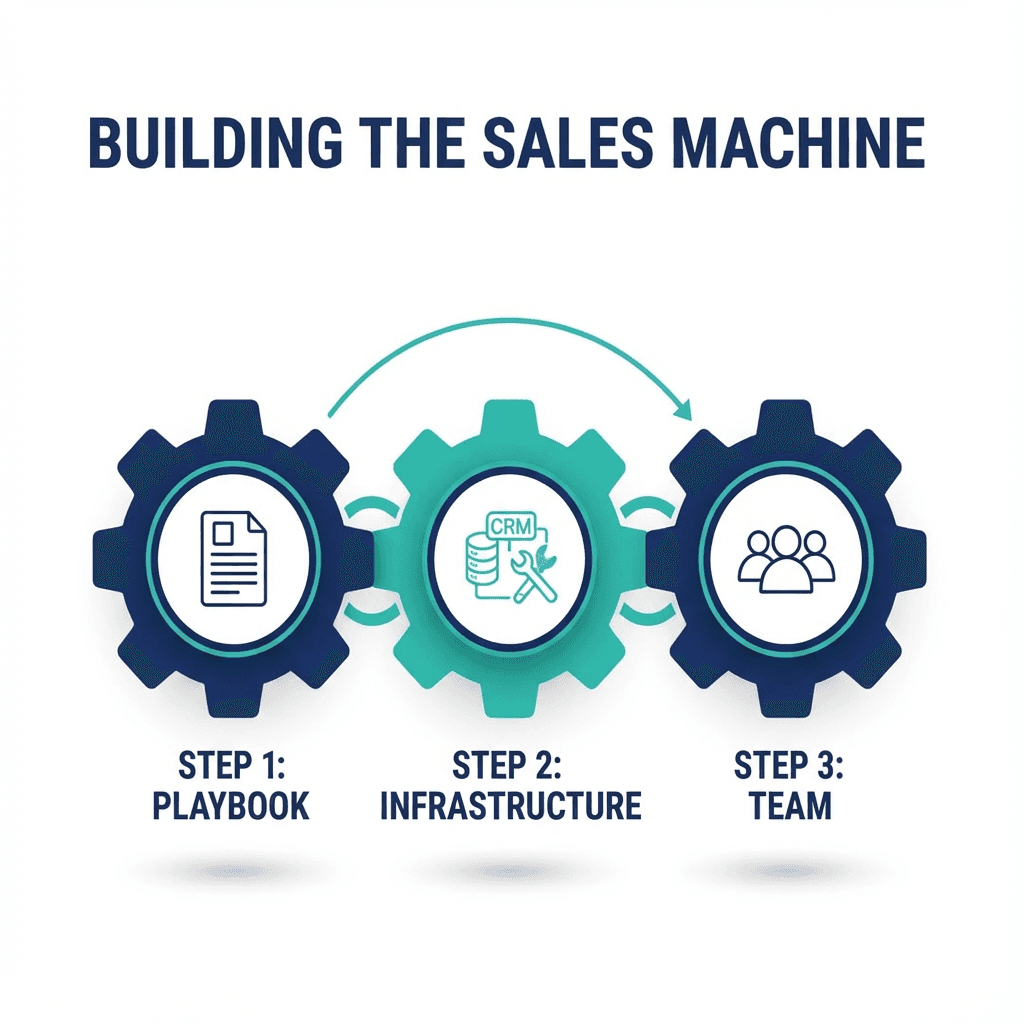 Building the Sales Machine: Playbook, Infrastructure, Team