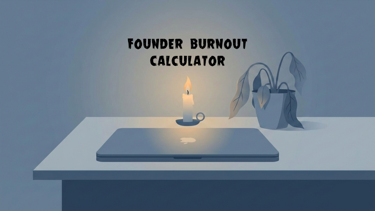 The Founder Burnout Calculator: How Much Revenue Are You Losing by Doing Sales Yourself?